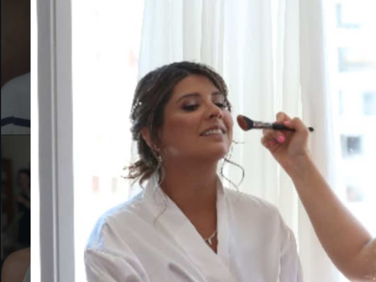 Maquillaje y peinado para novia en Santiago