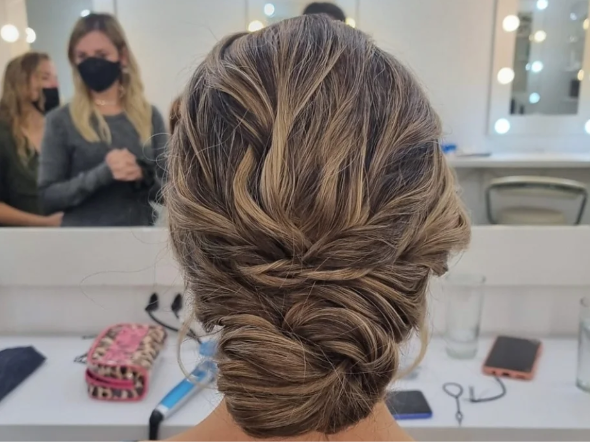 Peinado profesional para matrimonio y evento
